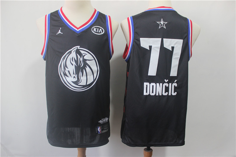 Mavericks 77 Luka Doncic Black 2019 NBA All-Star Game Jordan Brand Swingman Jersey Mavericks 77 Luka Doncic Black 2019 NBA All-Star Game Jordan Brand Swingman Jersey
