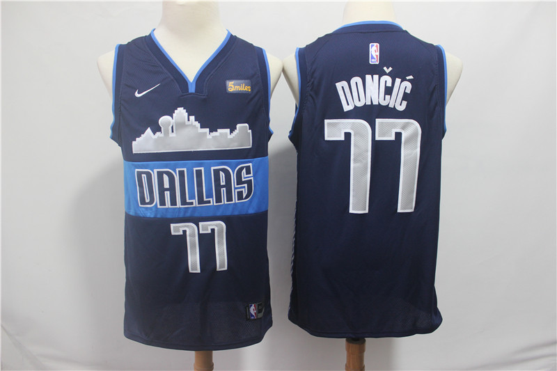 Mavericks 77 Luka Doncic Navy Nike Swingman Jersey Mavericks 77 Luka Doncic Navy Nike Swingman Jersey
