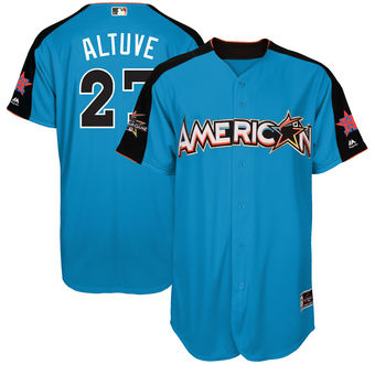 Men's American League Astros Jose Altuve Majestic Blue 2017 MLB All-Star Game Authentic Home Run Derby Jersey Men's American League Astros Jose Altuve Majestic Blue 2017 MLB All-Star Game Authentic Home Run Derby Jersey