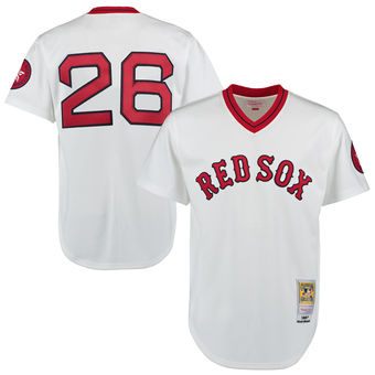 Men's Boston Red Sox 1987 Wade Boggs Mitchell & Ness White Authentic Throwback Jersey Men's Boston Red Sox 1987 Wade Boggs Mitchell & Ness White Authentic Throwback Jersey