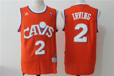 Men's Cavaliers #2 Kyrie Irving Orange Hardwood Classics Swingman Jersey Men's Cavaliers #2 Kyrie Irving Orange Hardwood Classics Swingman Jersey