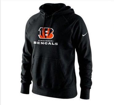 Men's Cincinnati Bengals Nike Black Lockup Pullover Hoodie