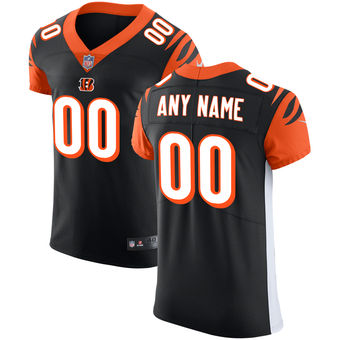 Men's Cincinnati Bengals Nike Black Vapor Untouchable Custom Elite Jersey Men's Cincinnati Bengals Nike Black Vapor Untouchable Custom Elite Jersey