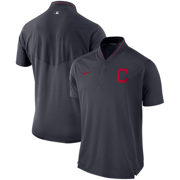 Men's Cleveland Indians Nike Navy Authentic Collection Elite Performance Polo