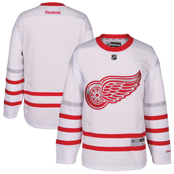Men's Detroit Red Wings Reebok White 2017 Centennial Classic Premier Blank Jersey Men's Detroit Red Wings Reebok White 2017 Centennial Classic Premier Blank Jersey