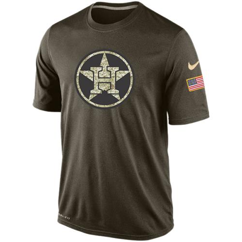 Men's Houston Astros Salute To Service Nike Dri-FIT T-Shirt Men's Houston Astros Salute To Service Nike Dri-FIT T-Shirt