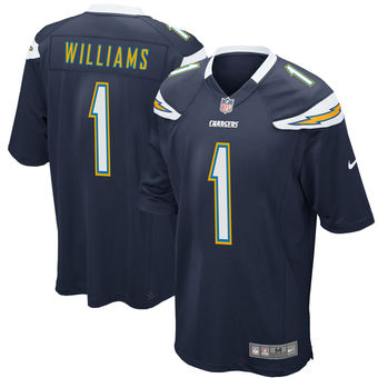 Men's Mike Williams Los Angeles Chargers Nike 2017 Draft Pick Game Jersey - Navy