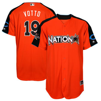 Men's National League Reds Joey Votto Majestic Orange 2017 MLB All-Star Game Home Run Derby Player Jersey Men's National League Reds Joey Votto Majestic Orange 2017 MLB All-Star Game Home Run Derby Player Jersey