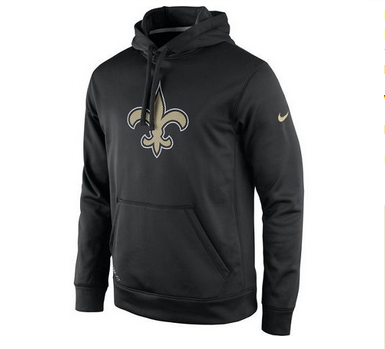 Men's New Orleans Saints Nike Black Practice Performance Pullover Hoodie Men's New Orleans Saints Nike Black Practice Performance Pullover Hoodie