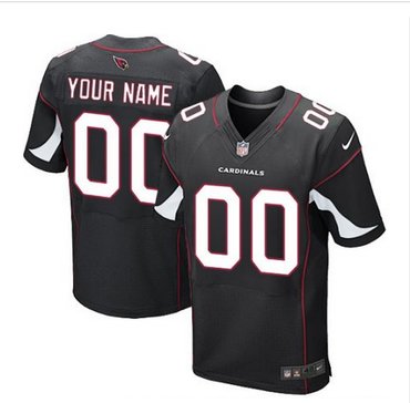 Men's Nike Arizona Cardinals Customized Elite Black Alternate NFL Jersey