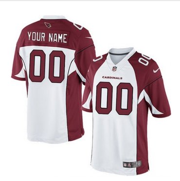Men's Nike Arizona Cardinals Customized Limited White NFL Jersey