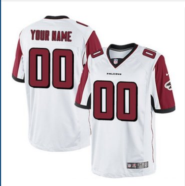 Men's Nike Atlanta Falcons Customized Limited White NFL Jersey