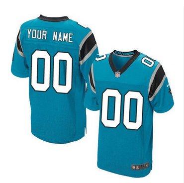 Men's Nike Carolina Panthers Customized Elite Blue Alternate NFL Jersey