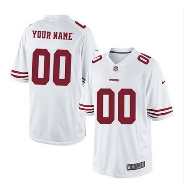 Men's Nike San Francisco 49ers Customized Limited White NFL Jersey
