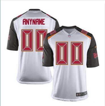 Men's Nike Tampa Bay Buccaneers Customized Limited White NFL Jersey