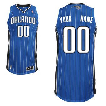 Men's Orlando Magic Blue Custom Authentic Jersey