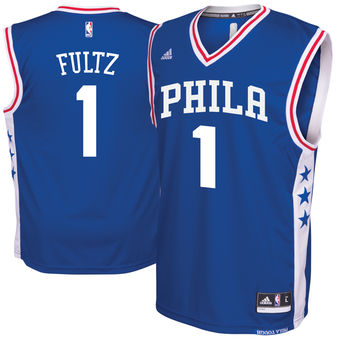 Men's Philadelphia 76ers Markelle Fultz adidas Royal 2017 NBA Draft #1 Pick Replica Jersey