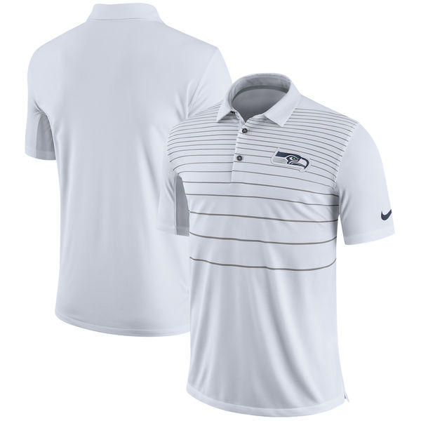 Men's Seattle Seahawks Nike White Early Season Polo