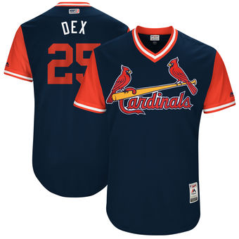 Men's St. Louis Cardinals Dexter Fowler Dex Majestic Navy 2017 Players Weekend Authentic Jersey Men's St. Louis Cardinals Dexter Fowler Dex Majestic Navy 2017 Players Weekend Authentic Jersey