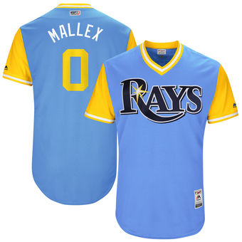 Men's Tampa Bay Rays Mallex Smith Mallex Majestic Light Blue 2017 Players Weekend Authentic Jersey Men's Tampa Bay Rays Mallex Smith Mallex Majestic Light Blue 2017 Players Weekend Authentic Jersey