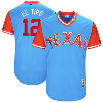 Men's Texas Rangers Rougned Odor El Tipo Majestic Light Blue 2017 Players Weekend Authentic Jersey Men's Texas Rangers Rougned Odor El Tipo Majestic Light Blue 2017 Players Weekend Authentic Jersey
