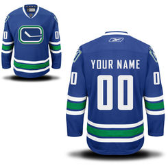 Mens Vancouver Canucks Reebok Royal Blue EDGE Authentic Custom Alternate Jersey Mens Vancouver Canucks Reebok Royal Blue EDGE Authentic Custom Alternate Jersey