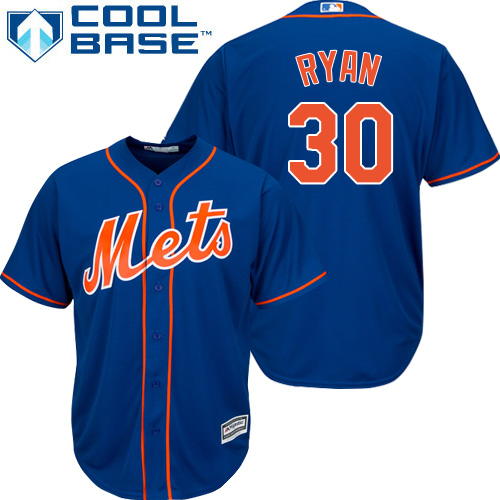 Mets #30 Nolan Ryan Blue Cool Base Stitched Youth MLB Jersey Mets #30 Nolan Ryan Blue Cool Base Stitched Youth MLB Jersey