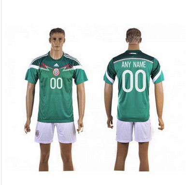 Mexico Personalized Home Soccer Country Jersey Mexico Personalized Home Soccer Country Jersey