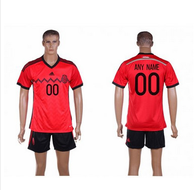 Mexico Personalized Red Away Soccer Country Jersey Mexico Personalized Red Away Soccer Country Jersey
