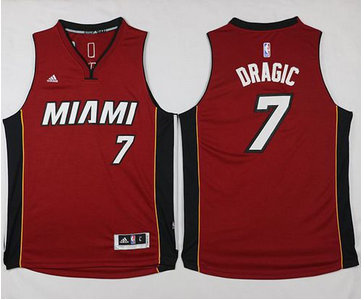 Miami Heat #7 Goran Dragic Red Stitched NBA Jersey