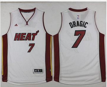 Miami Heat #7 Goran Dragic White Stitched NBA Jersey