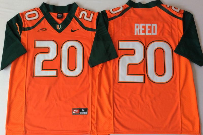 Miami Hurricanes 20 Ed Reed Orange Nike College Football Jersey Miami Hurricanes 20 Ed Reed Orange Nike College Football Jersey