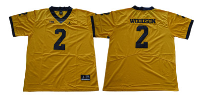 Michigan Wolverines #2 Charles Woodson Gold College Football Jersey Michigan Wolverines #2 Charles Woodson Gold College Football Jersey