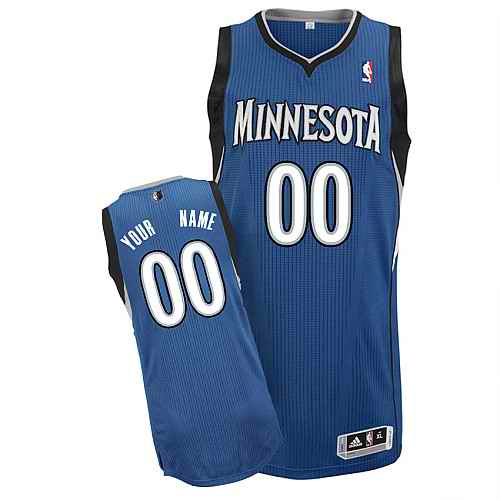 Minnesota Timberwolves Custom White Road Jersey