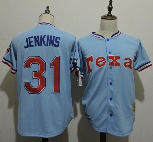 Mitchell And Ness 1981 Rangers #31 Ferguson Jenkins Light Blue Throwback Stitched MLB Jersey Mitchell And Ness 1981 Rangers #31 Ferguson Jenkins Light Blue Throwback Stitched MLB Jersey