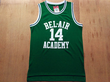 Movie Edition Jersey #14 Will Smith Green mesh jerseys