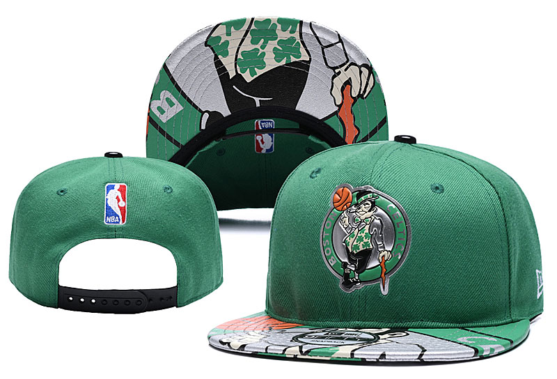 NBA Boston Celtics Fresh Logo Green Adjustable Hat