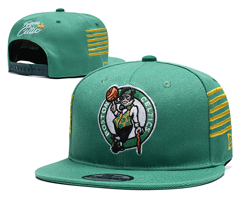NBA Boston Celtics Fresh Logo Green Adjustable Hat