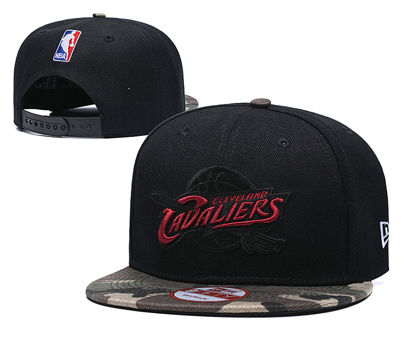 NBA Cleveland Cavaliers Team Logo Navy Mitchell & Ness Adjustable Hat
