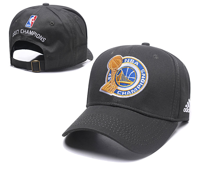 NBA Golden State Warriors Team Logo Blue Adjustable Hat 1
