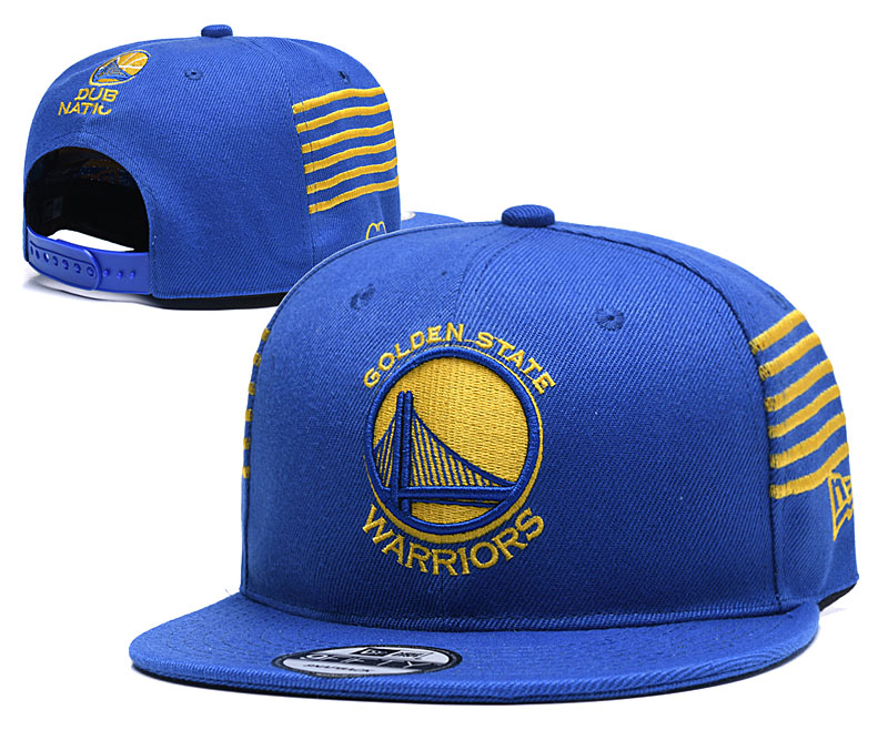 NBA Golden State Warriors Team Logo Blue Adjustable Hat NBA Golden State Warriors Team Logo Blue Adjustable Hat