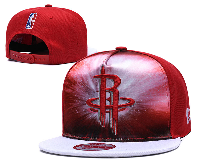 NBA Houston Rockets Team Logo Red Adjustable Hat