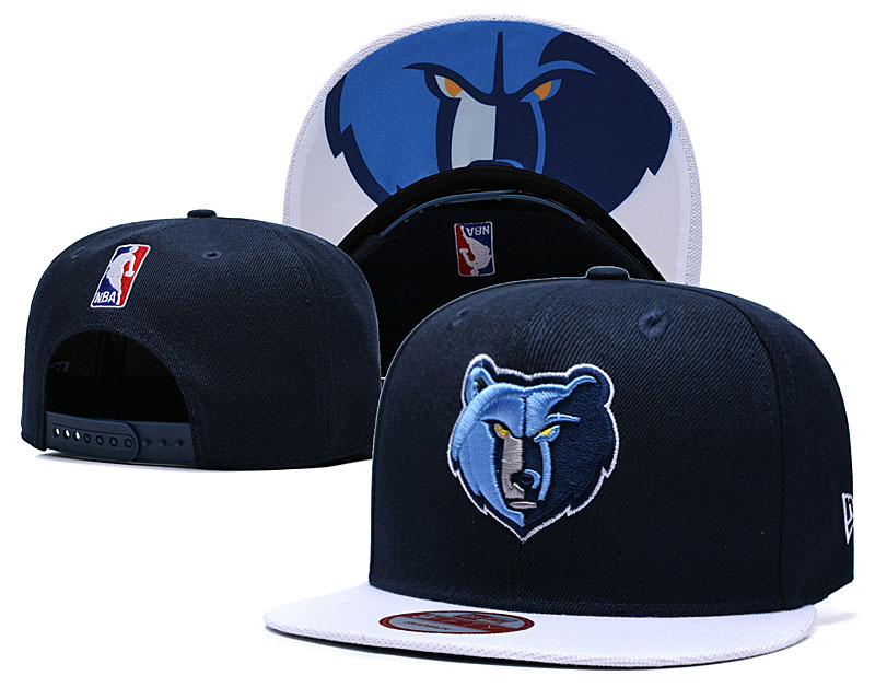 NBA Memphis Grizzlies Team Logo Snapback Adjustable Hat