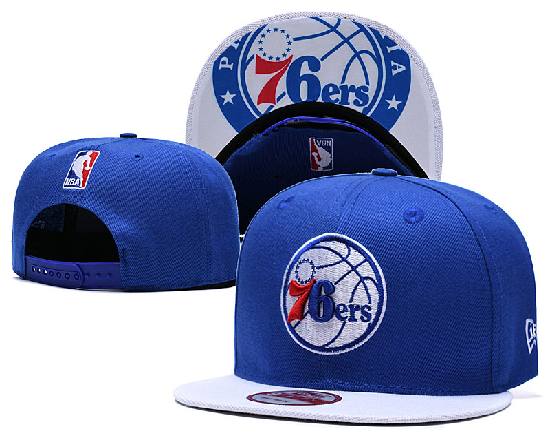 NBA Philadelphia 76ers Stitched Snapback Adjustable Hat 0