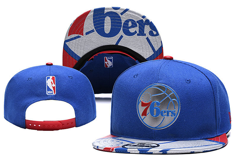 NBA Philadelphia 76ers Stitched Snapback Adjustable Hat 0