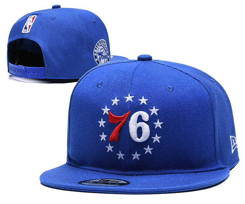 NBA Philadelphia 76ers Stitched Snapback Adjustable Hat 