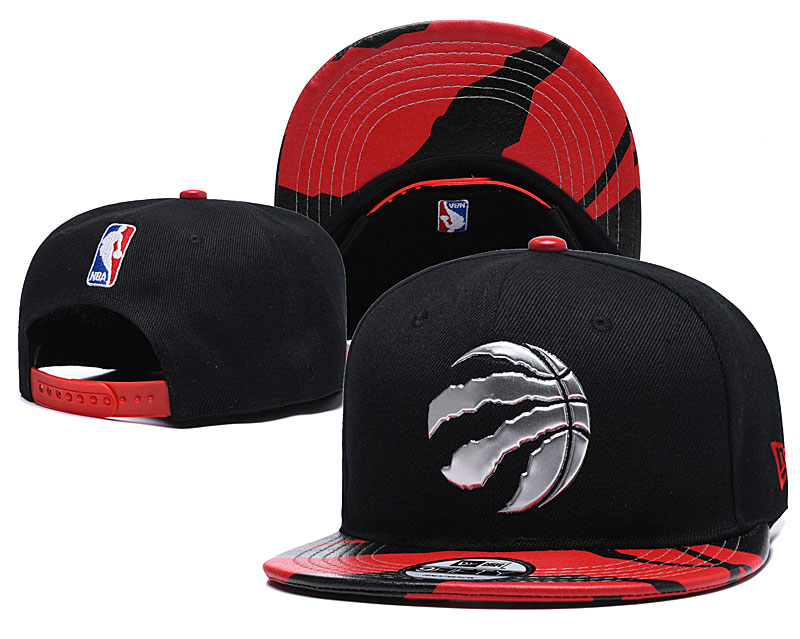 NBA Toronto Rapters Team Logo Black Adjustable Hat (2)