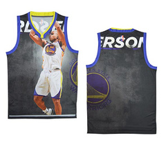 NBA moments version of the Golden State Warriors 44 white jersey vest