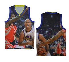 NBA moments version of the Golden State Warriors on the 2nd heroic care of the ball blank jersey vest