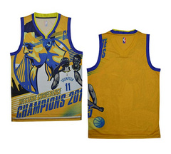 NBA moments version of the Golden State Warriors passionate embrace white jersey vest